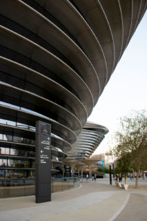 Expo 2020 Dubai Black Directional Sign