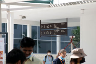 Expo 2020 Dubai Black Hanging Sign